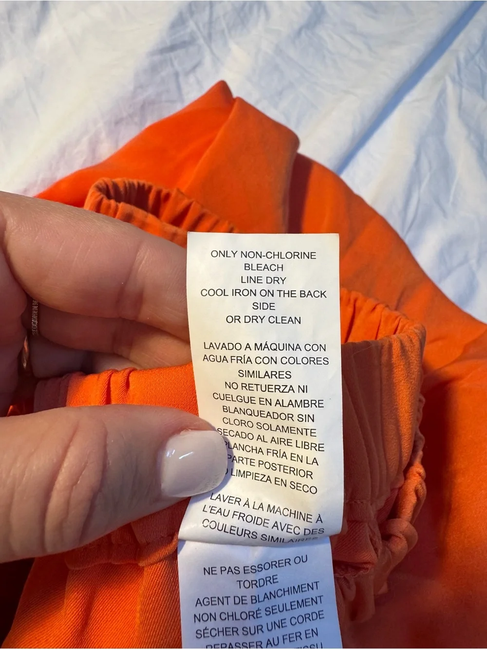Michael Kors Orange Wide Leg Pull On Pants Women’s S